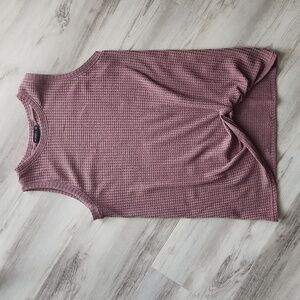 Women's Waffle Knit Knot Front tank